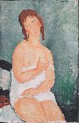 Amedeo Modigliani Junge Frau im Hemd France oil painting artist